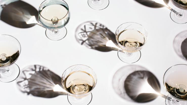 champagne flutes