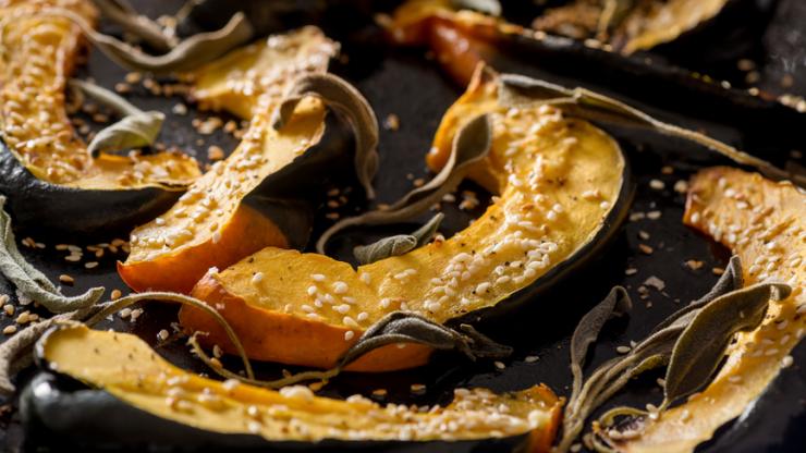 roasted acorn squash