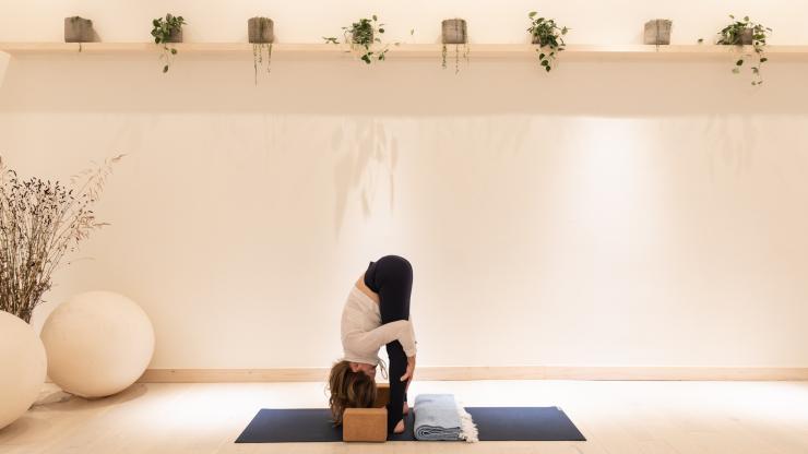 forward fold yoga pose