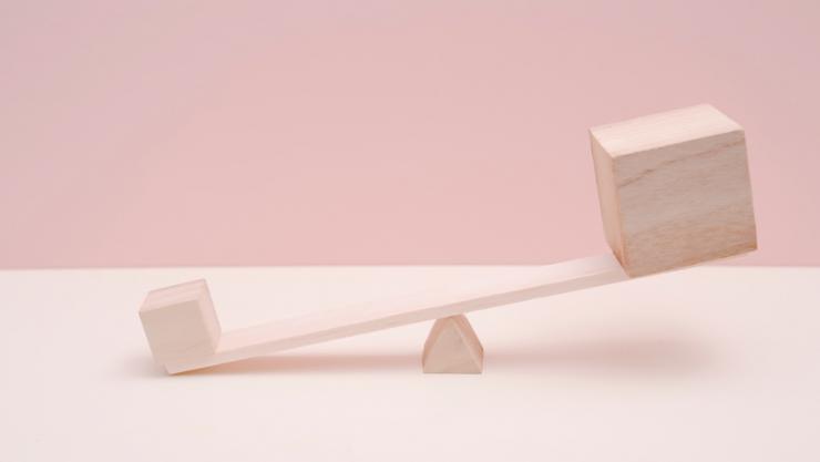 Hormonal Balance Seesaw