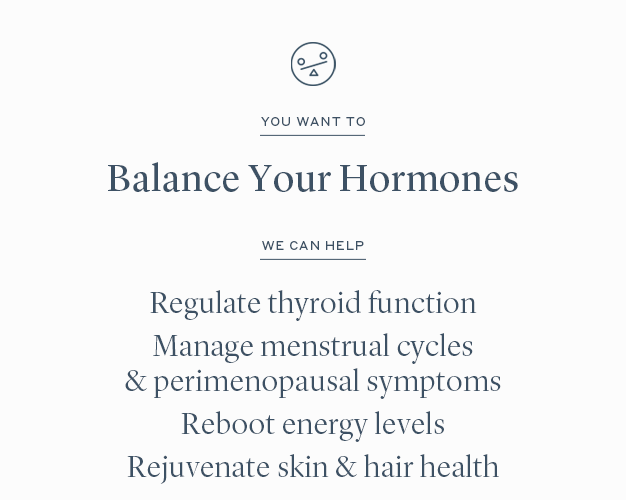 Balance Your Hormones